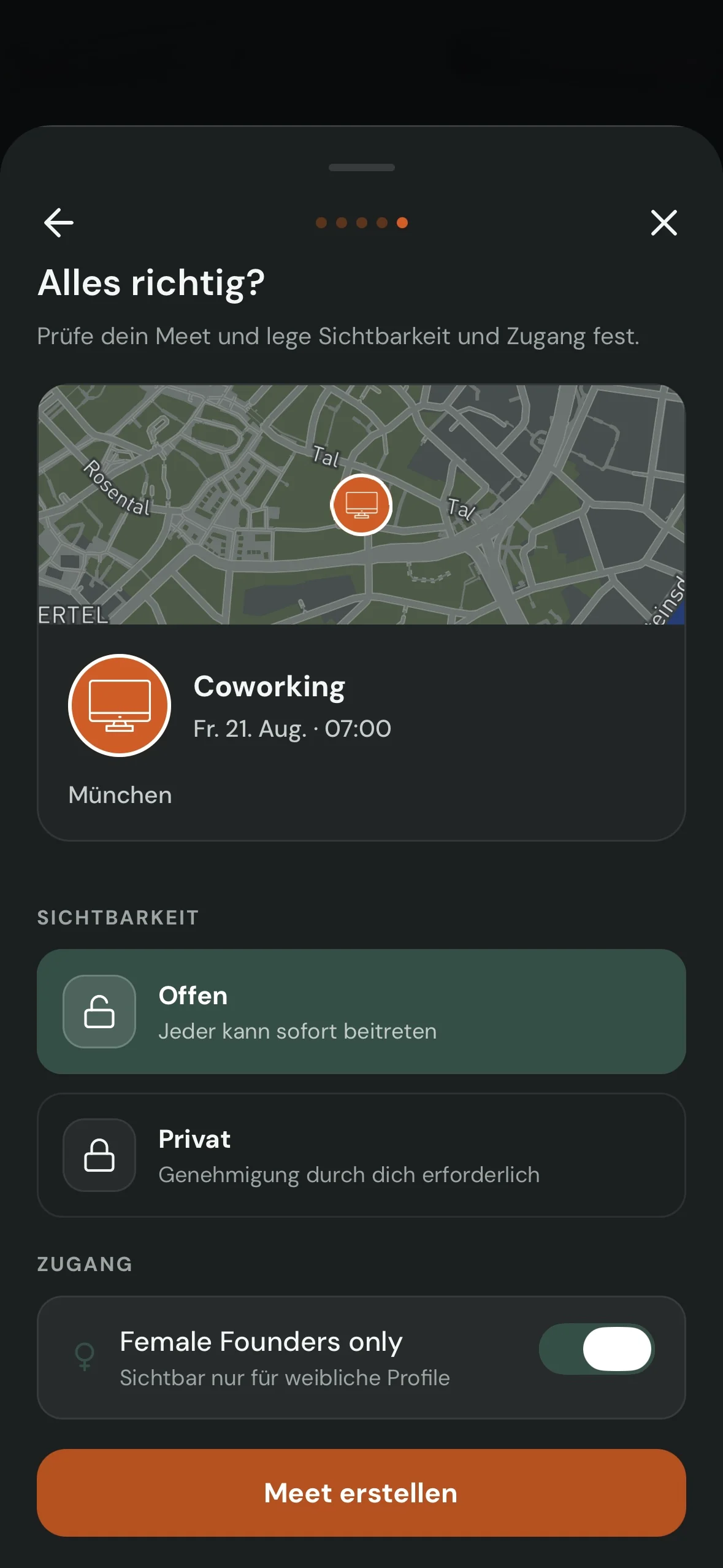 peergo App: Meets exklusiv für Gründerinnen